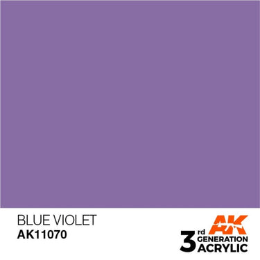 AK Interactive AK11070 Blue Violet Acrylic Paint 17ml (3rd Generation)